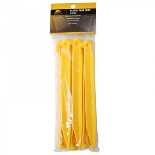 COI Leisure ABS Plastic Tent Pegs Pack Qty 6 (230mm)
