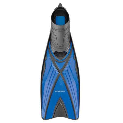 Fin and snorkle sets various brands - Mirage Fathom Dive Fins Medium Solid Blue