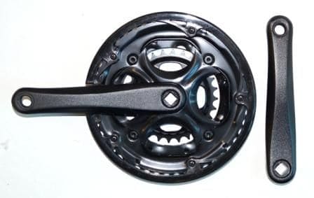 Sorry Temp O S Arriving Early May Chainwheel Set 170 Mm X 28 38 48T Alloy With Steel Chain Rings With Guard Black - Default Title