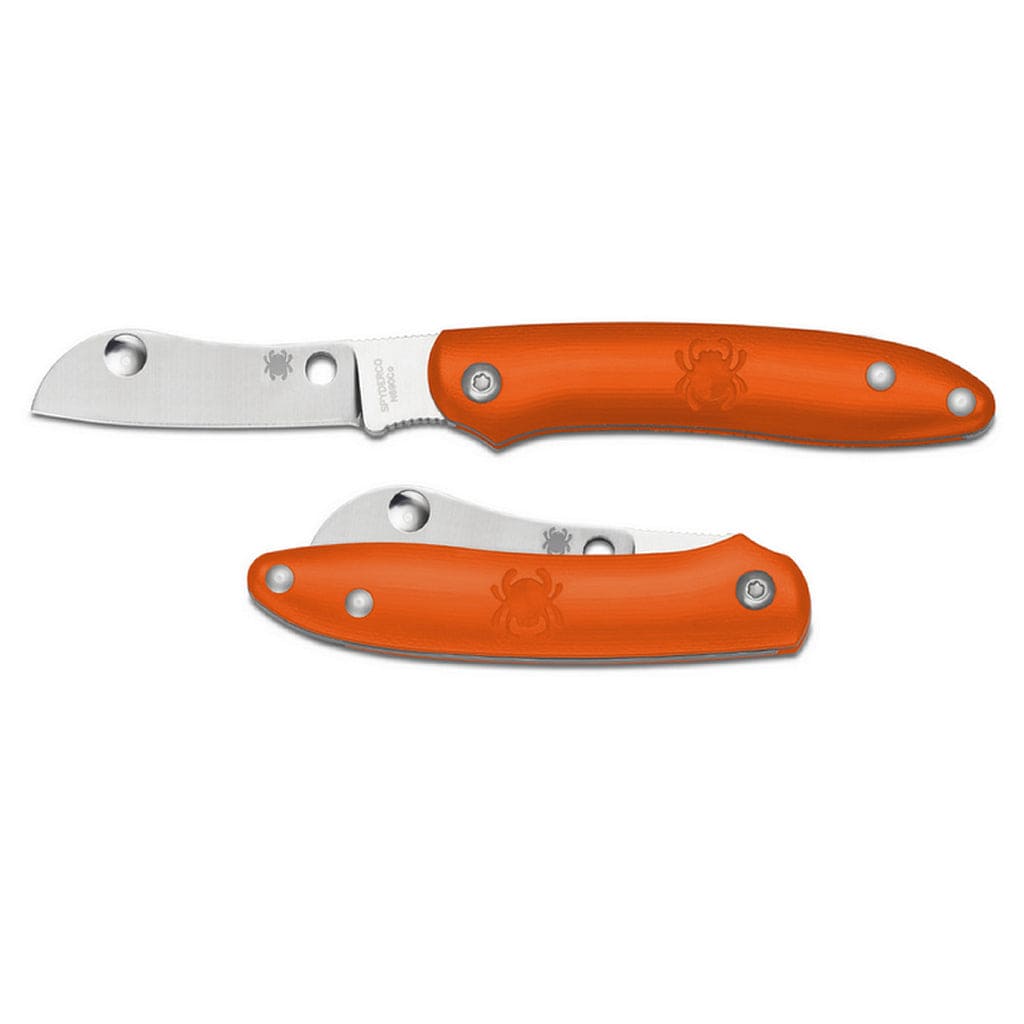 Spyderco Roadie Lightweight Orange Plain Blade