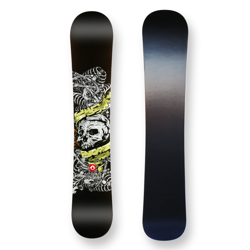 Sapient Snowboard 158Cm Skull Flat Sidewall - Default Title