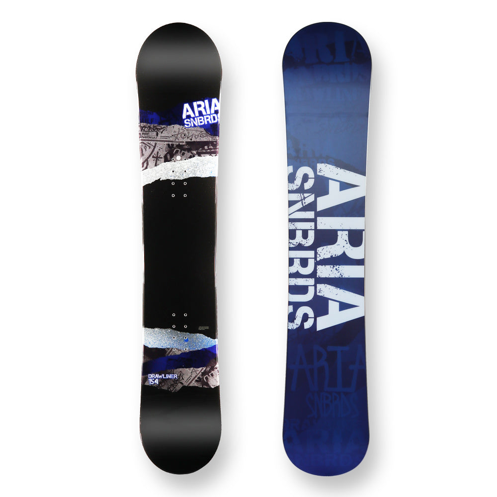 Aria Snowboard 154Cm Drawliner Blue Camber Capped - Default Title