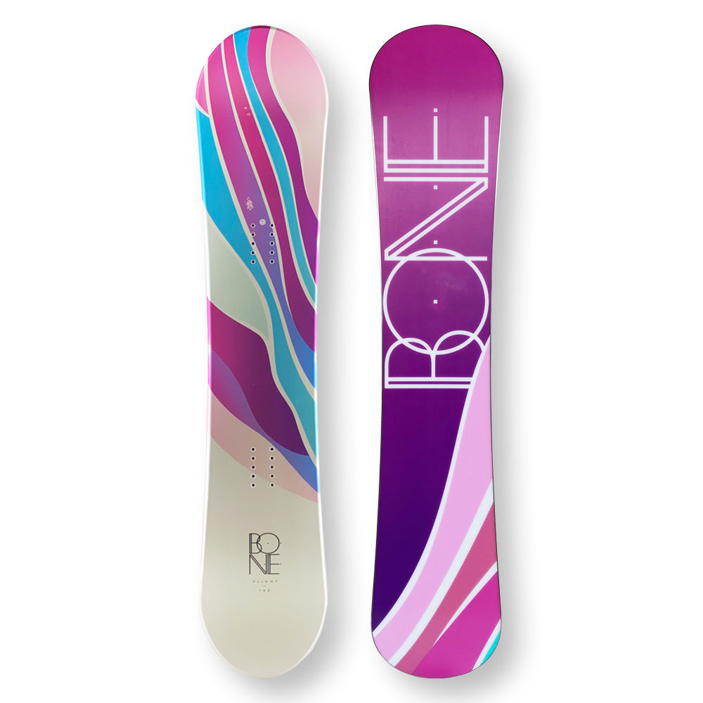 B O N E Snowboard 142Cm Flight Twin Tip Camber Capped - Default Title