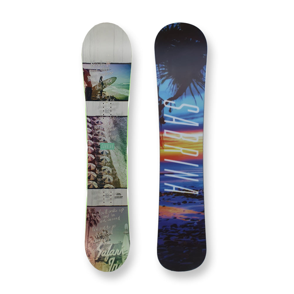 Sabrina Snowboard Surf Girl Flat Sidewall 137Cm - Default Title