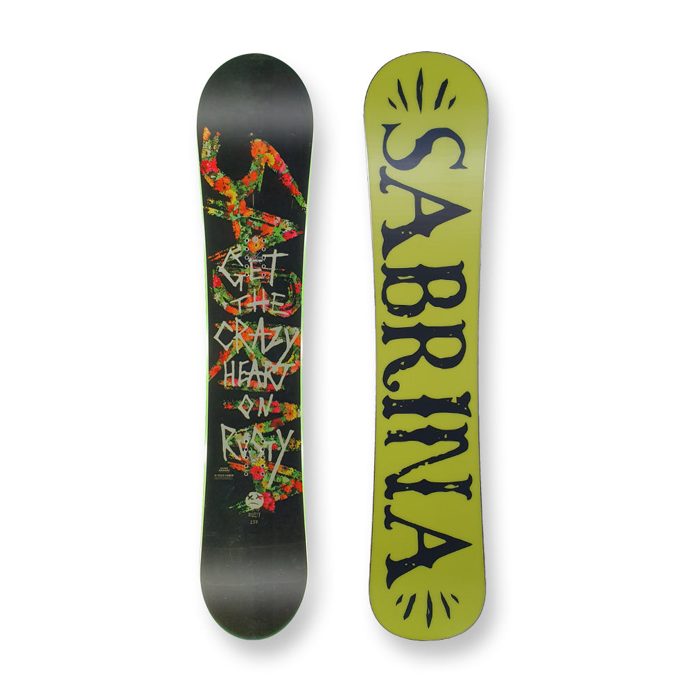 Sabrina Snowboard Rusty Flat Sidewall 137Cm - Default Title