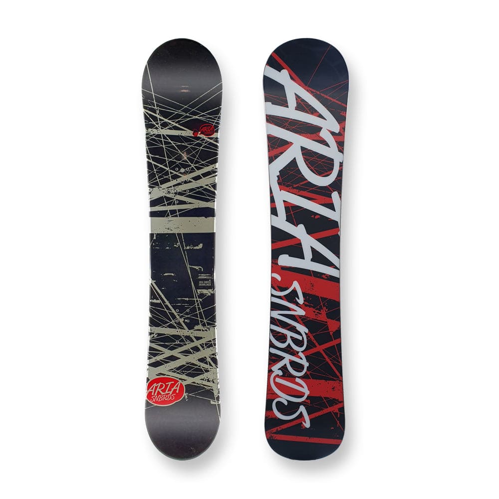 Aria Snowboard Drawliner Red Camber Capped 156Cm