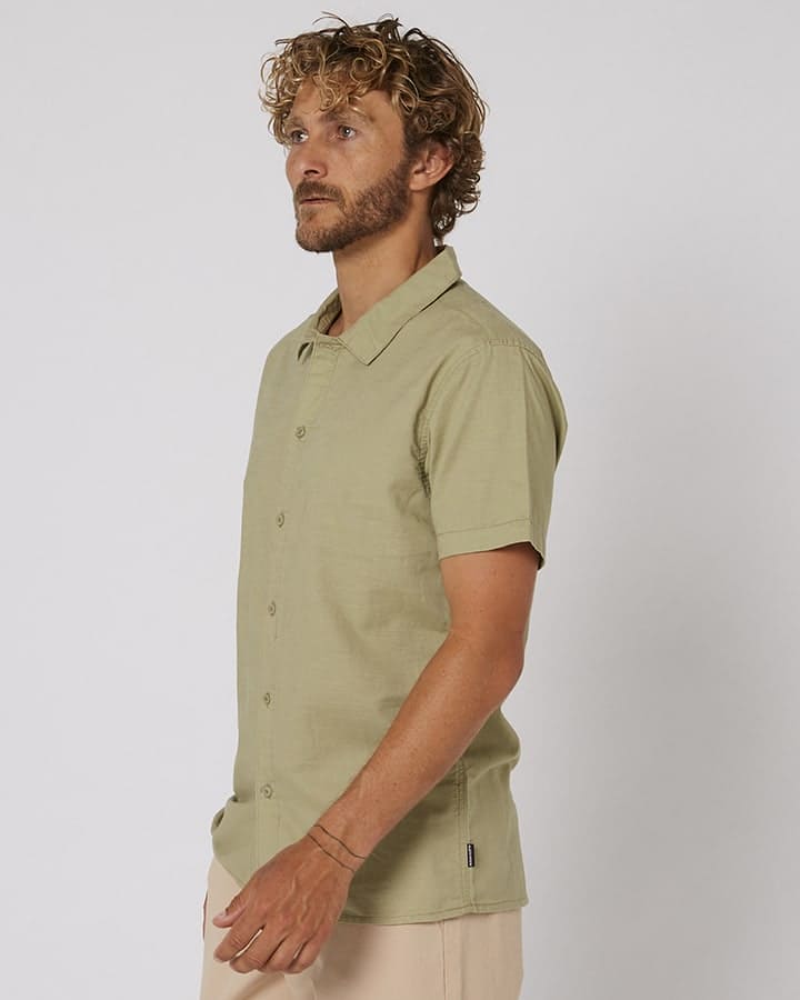 Ocean and Earth - Mens Linen Ss Shirt