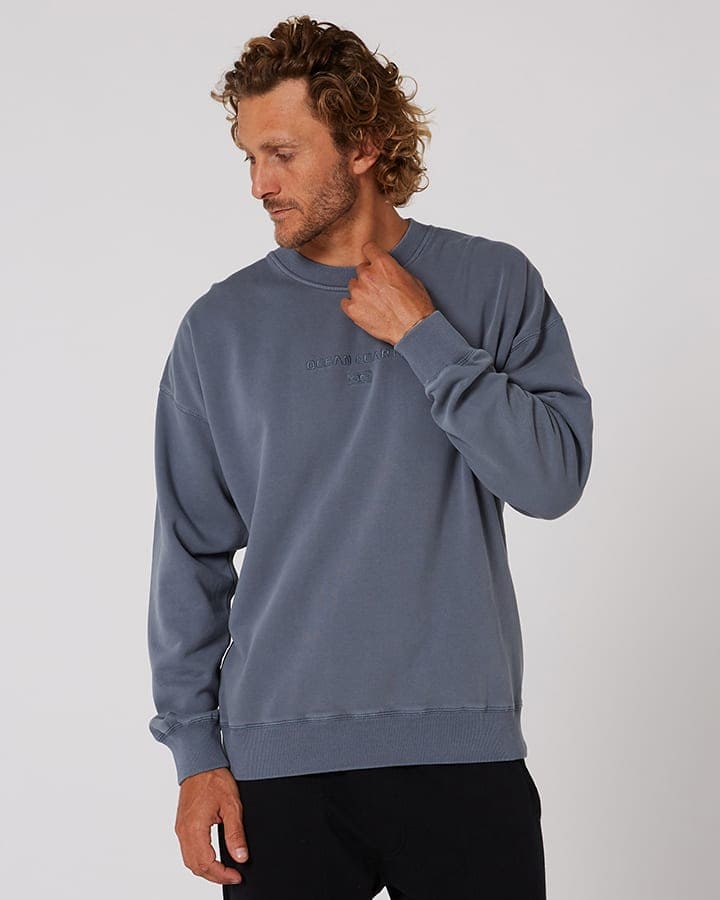 Ocean and Earth - Mens Priority Slouch Crew