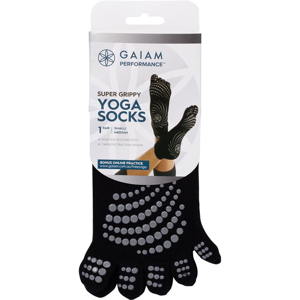 Yoga Socks Super Grippy Small-Medium 1 Pair