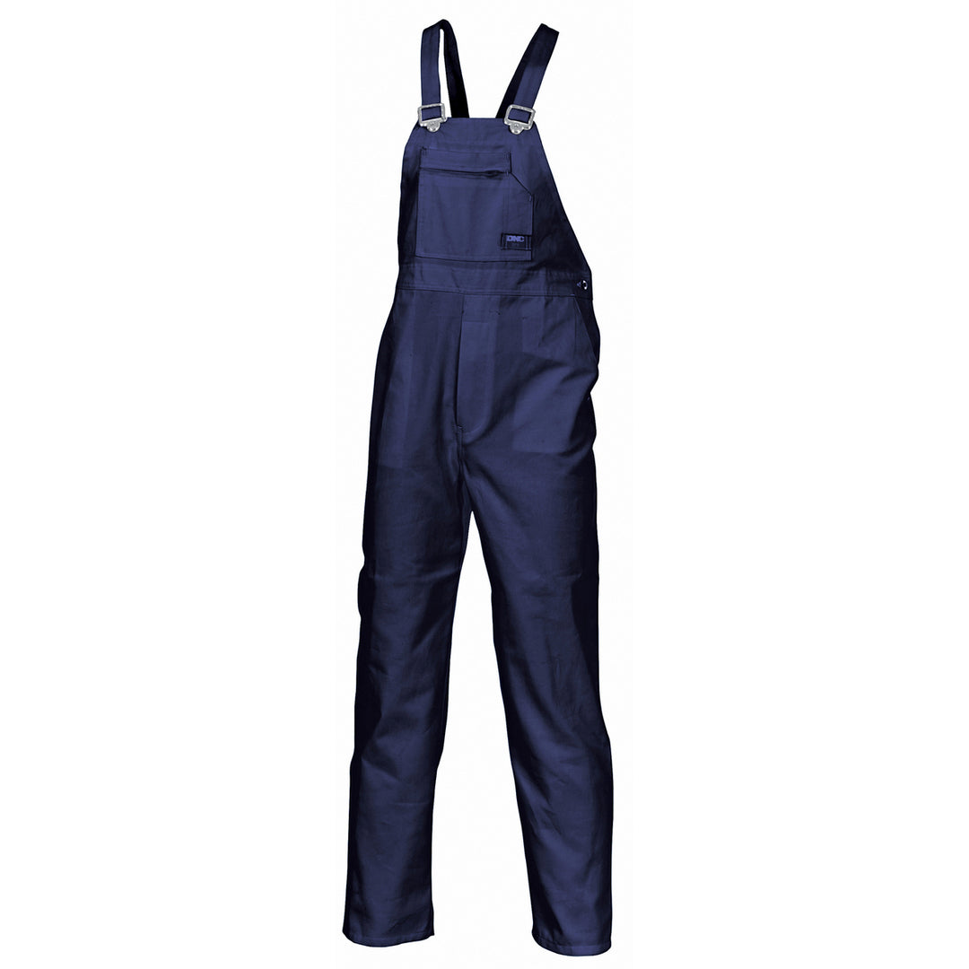 DNC Cotton Drill Bib And Brace Overall Navy 92R - Default Title