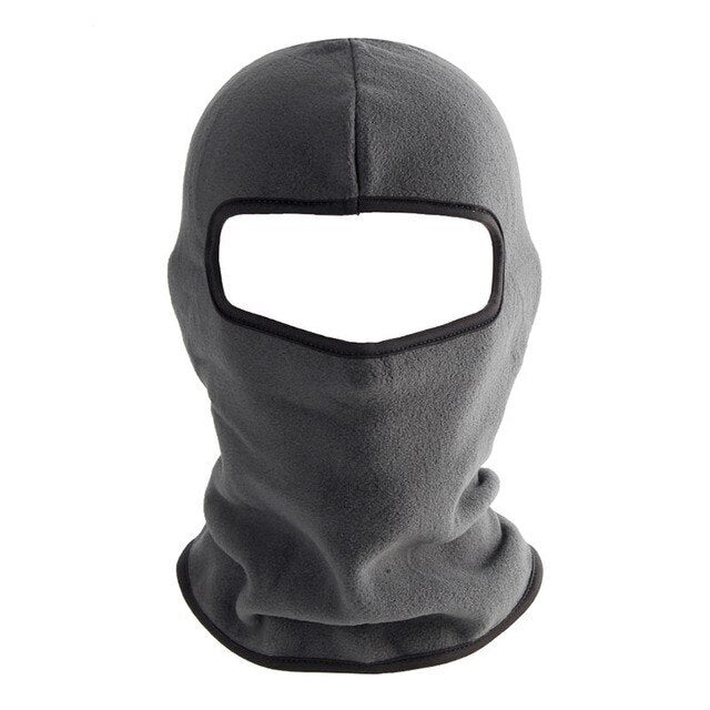 Thermal Fleece Balaclava Full Mask Neck Warmer Adult Dark Grey - Default Title