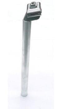 Seat Post 25 2 X 400 Mm Micro Adjust Alloy Silver - Default Title