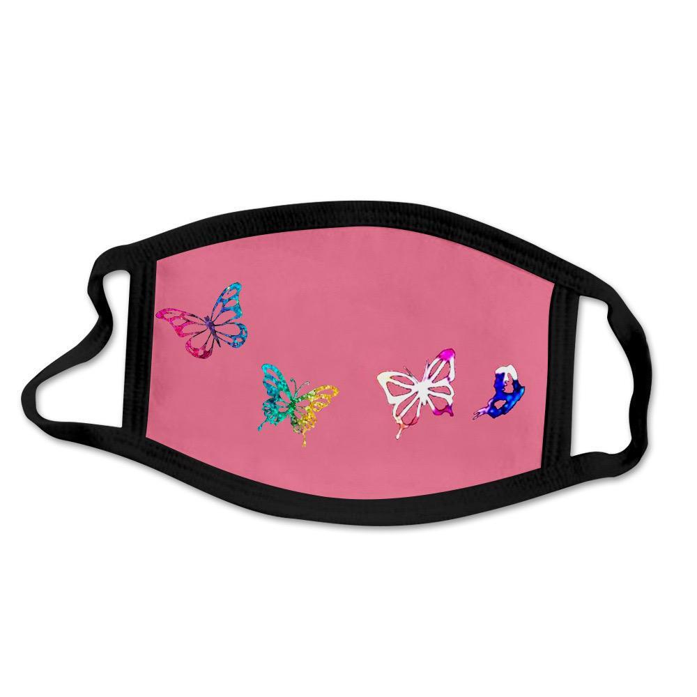 Find™ Face Mask Butterfly Pink Cotton - Default Title