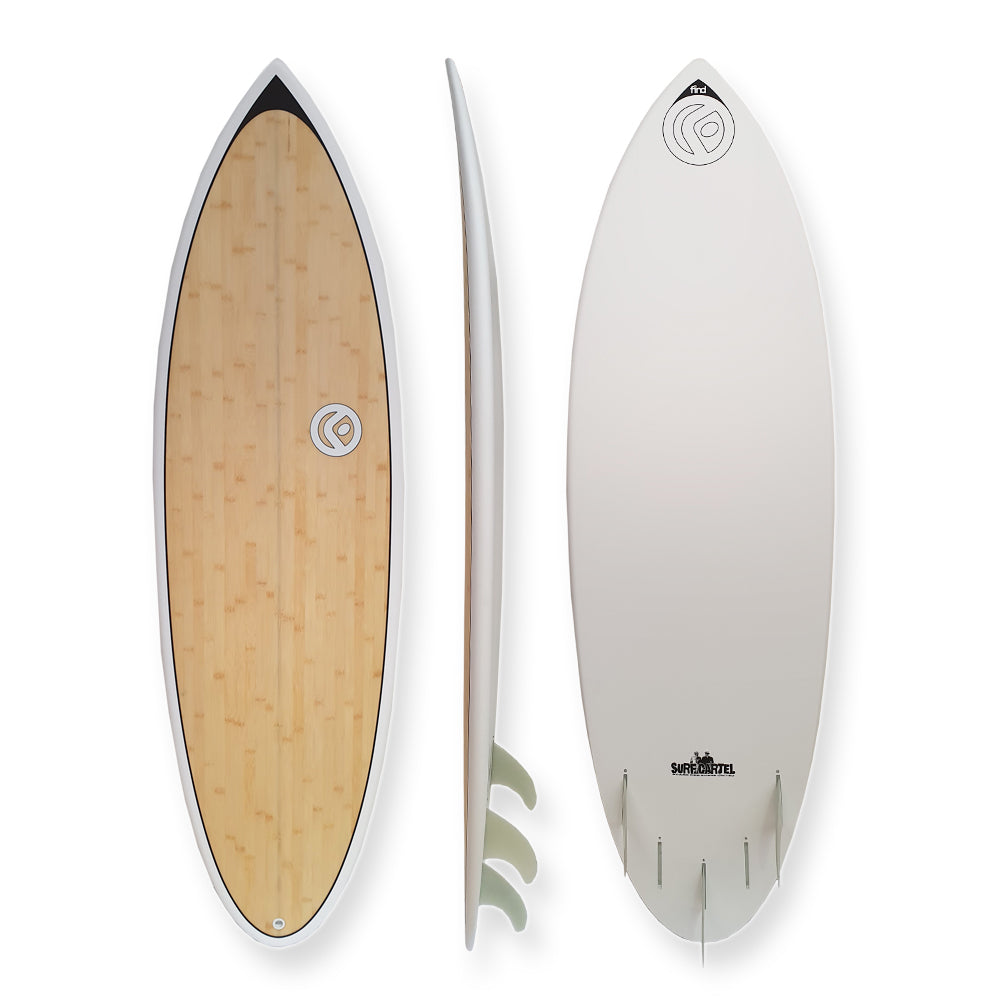 Find™ Blitz Ecoflex 510 Bamboo Surfboard - Default Title