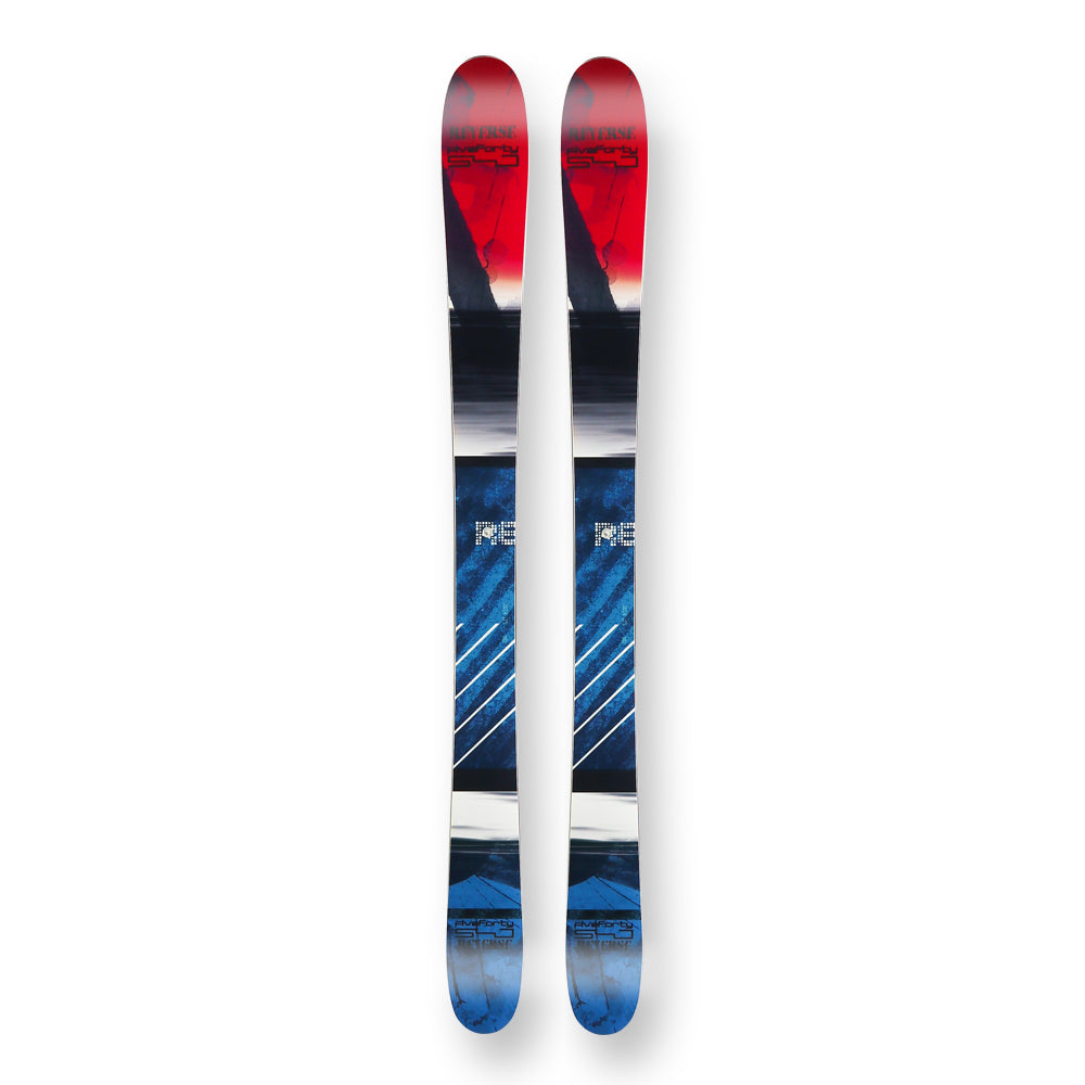 Five Forty Snow Skis Reverse Red Blue Rocker Sidewall 125Cm - Default Title