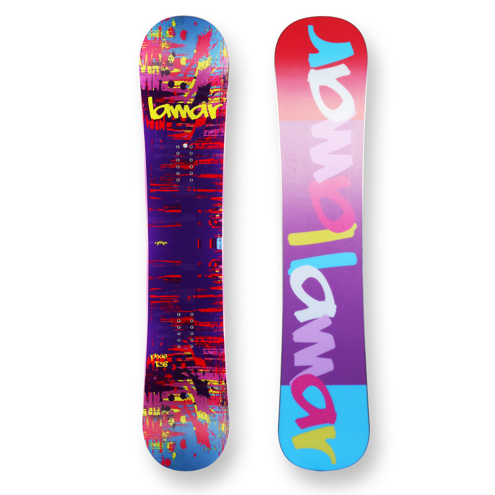 Lamar Snowboard 138Cm Pixie Flat Sidewall - Default Title
