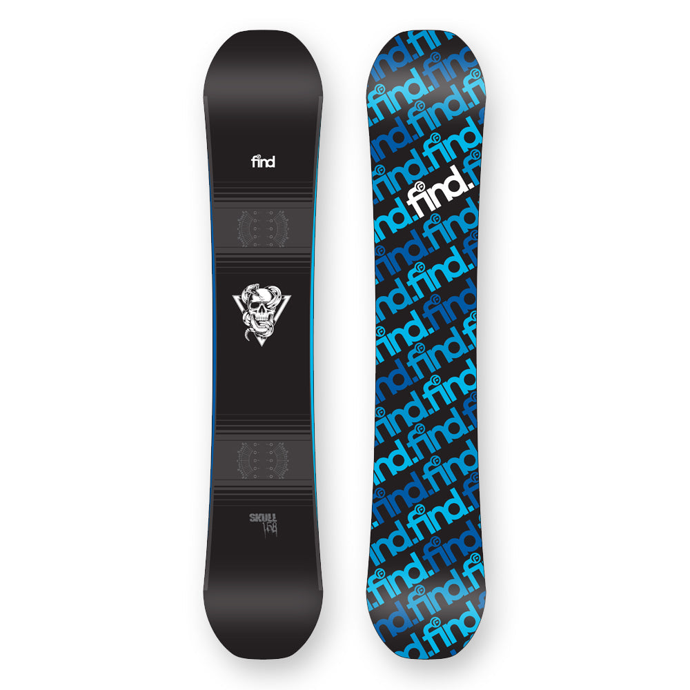 Find™ Skull Sidewall Snowboard - 158cm