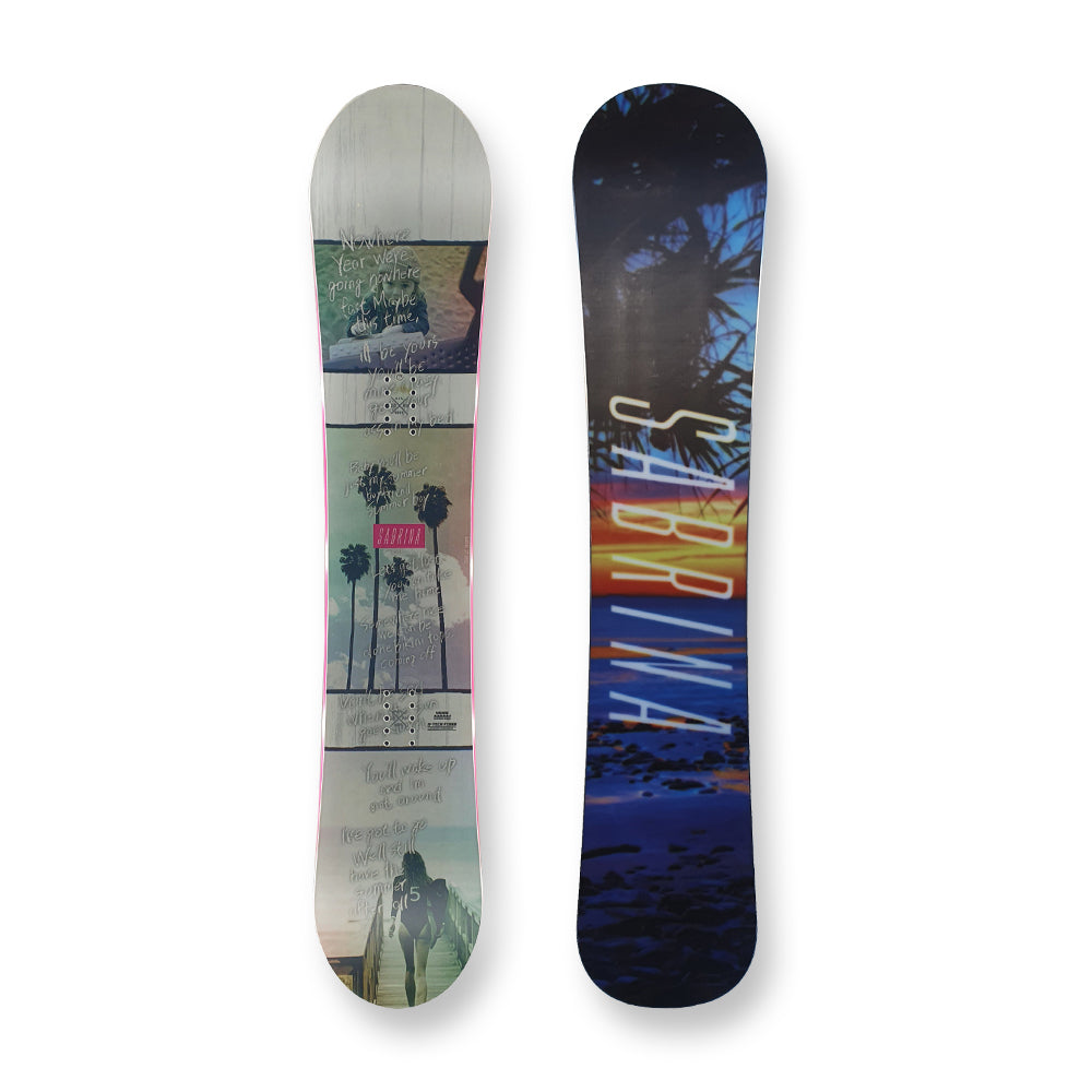 Sabrina Snowboard Rusty Flat Sidewall 141Cm - Default Title