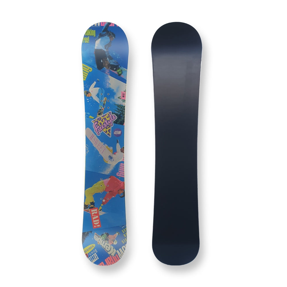 Freestyle Snowboard Old School Cosmetic Blemish Flat With Tip Rocker Sidewall 143Cm - Default Title