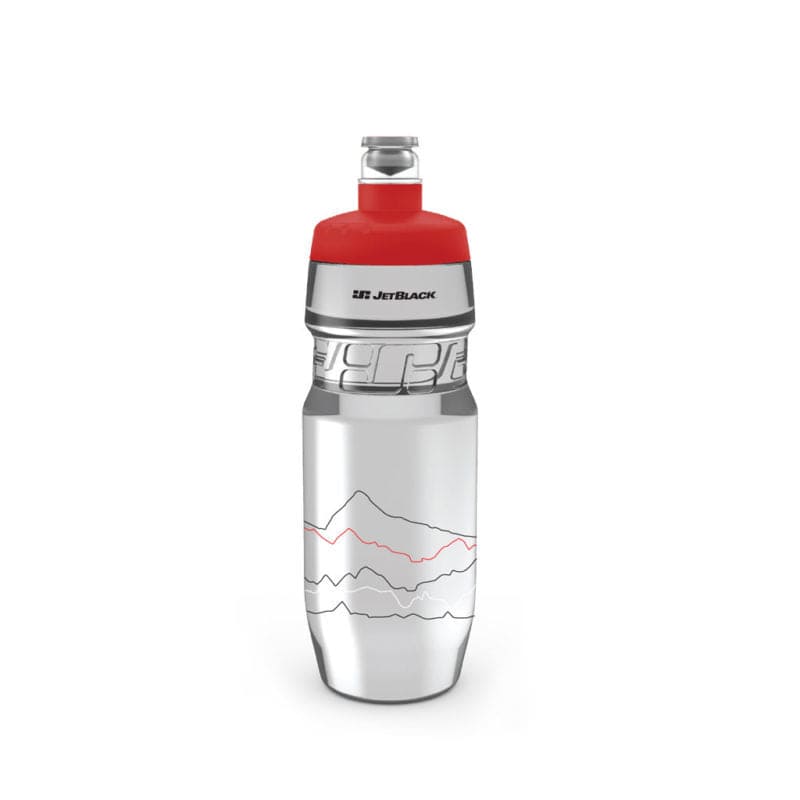 Jetblack Icon Bottle 710Ml Clear Red Lid - Default Title
