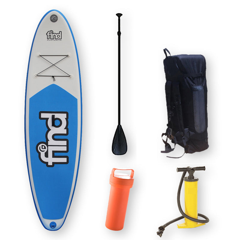 Find™ 106 Techlite Uno Inflatable Isup Stand Up Paddle Board - Default Title