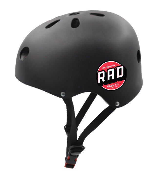 Rad Skate Helmet Street Park - BLACK - LOGO